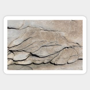 Rippled rock texture Sticker